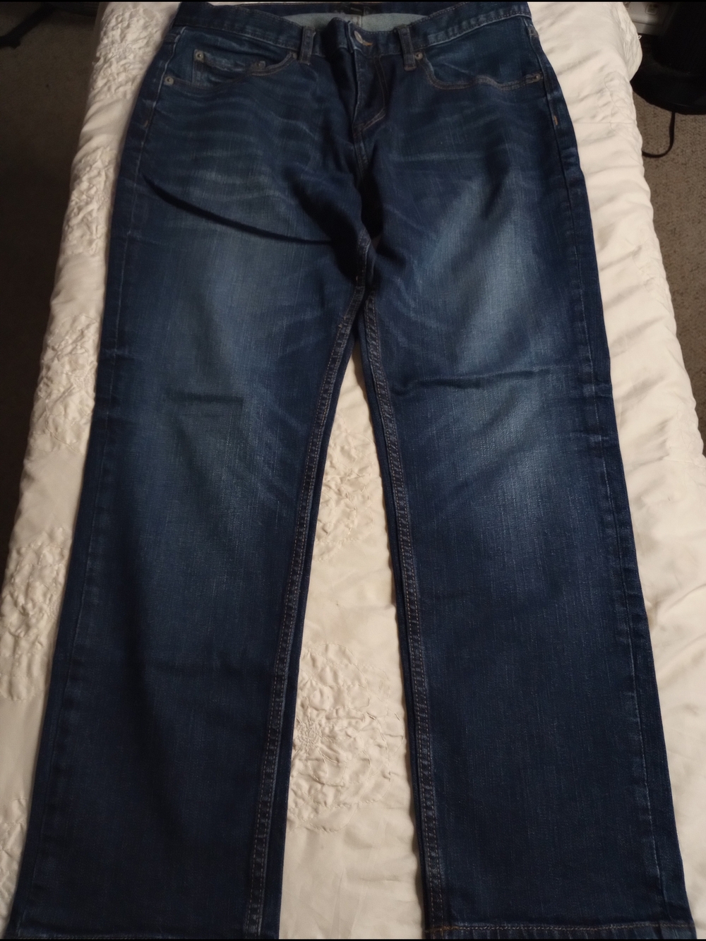 Banana Republic Men's Athletic Fit Jeans - Dark Blue Denim 32x30